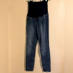Indigo Blue maternity jeans, size large!
